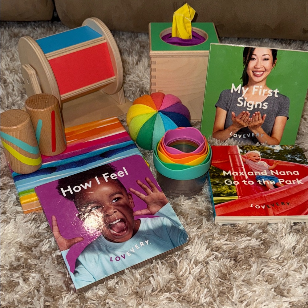 Lovevery Kids Learning Toy Set - Multicolor